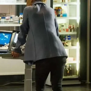 Emilia Fox Blue Coat
