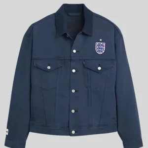 England Football Type Iii Trucker Jacket