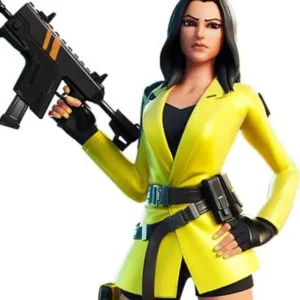 Fortnite Yellow Leather Blazer Jacket