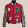 Found Crimson Letterman Varsity Jacket