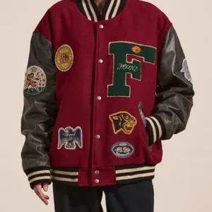 Found Crimson Letterman Varsity Jacket Shop Now
