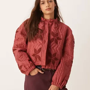 Free People Quinn Quilted Patchwork Jacket
