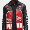 Free Your Mind Faux Leather Racing Jacket