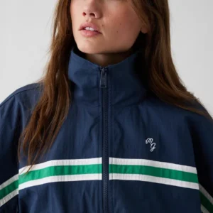 Gap × Malbon Poplin Windbreaker Jacket For SAle