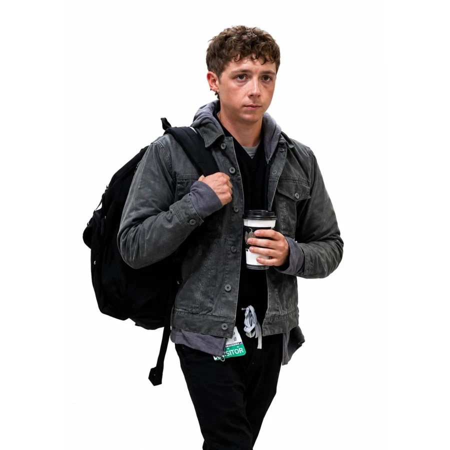 Gerran Howell The Pitt S03 Grey Jacket