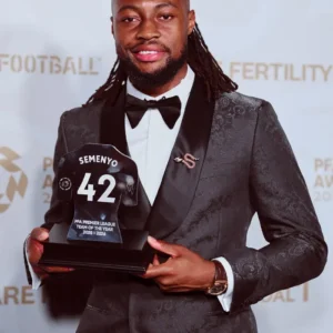 Get Antoine Semenyo 2026 The PFA Awards Suit Blazer