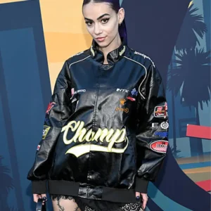 Get Aviella Winder Black Leather Jacket