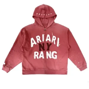 Get BTS ARIRANG New York Red Hooded Jacket