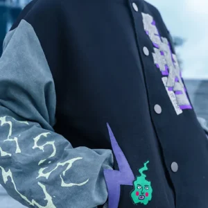 Get Bibisama Mob Psycho 100 Shigeo Varsity Jacket
