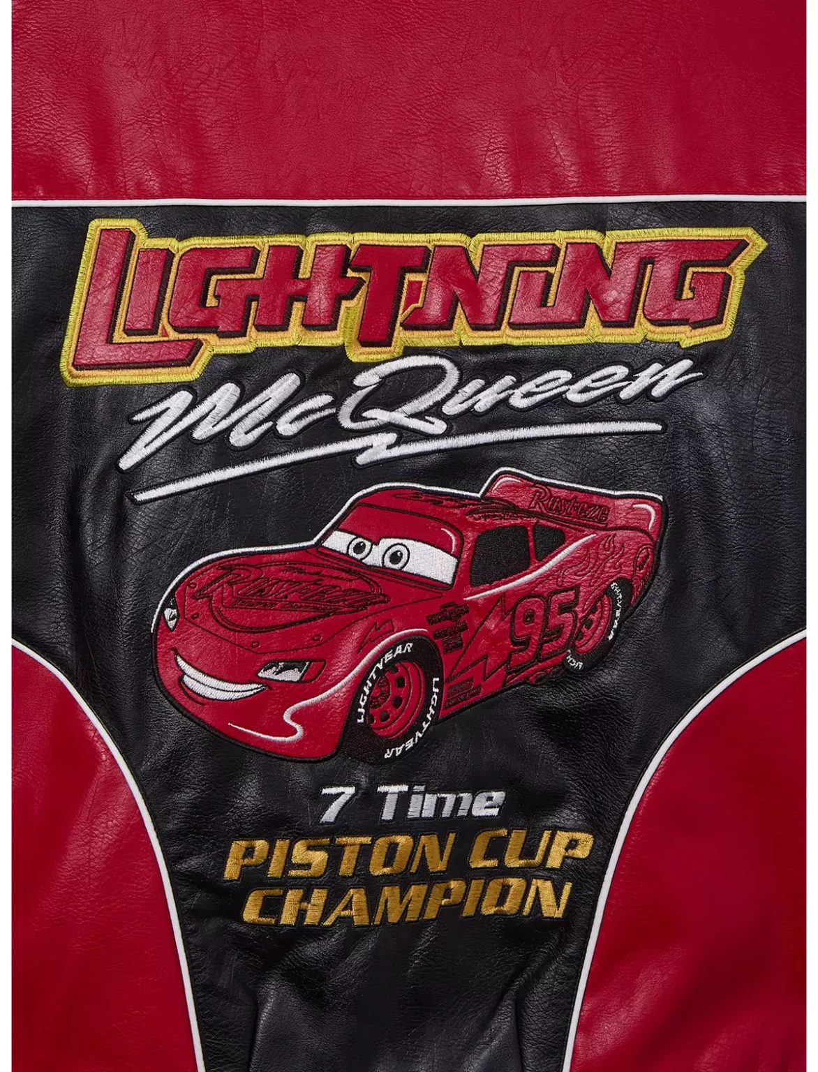 Get BoxLunch Disney Pixar Cars Lightning McQueen Leather Racing Jacket