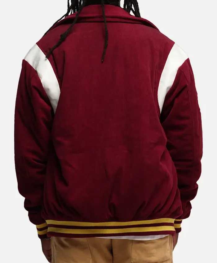 Get Brisbane Broncos NRL 1908 Maroon Varsity Jacket