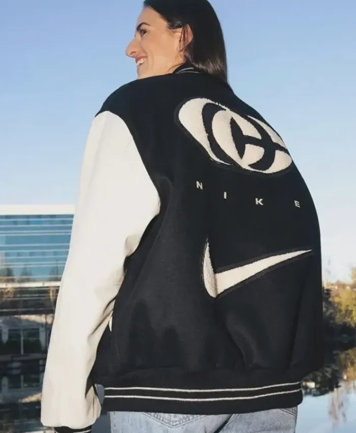 Get Caitlin Clark x Nike Varsity Jacket