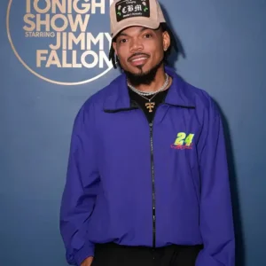 Get Chance the Rapper The Tonight Show S13 Blue Jacket