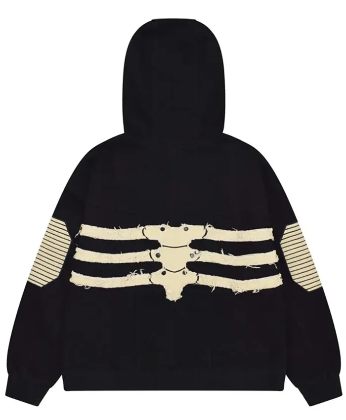 Get Dorohedoro Caiman Black Hooded Jacket