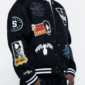 Get Eddie Brock Venom Varsity Jacket