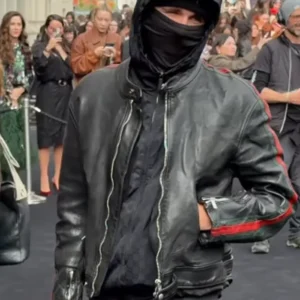 Get EsDeeKid Gucci Primavera Black Leather Jacket For Sale