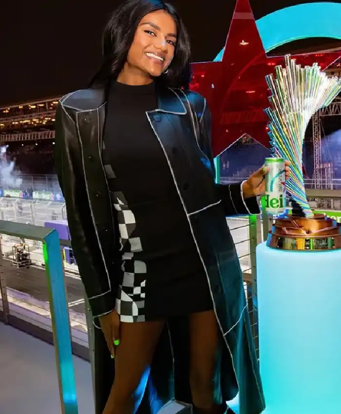 Get F1 Grand Prix Las Vegas Simone Ashley Coat