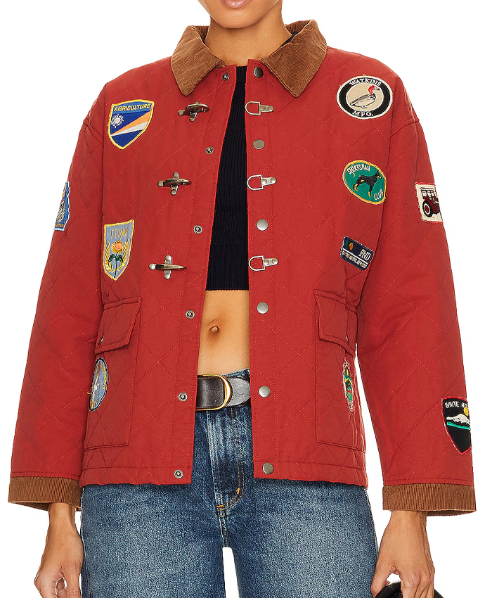 Get Found Quilt Patch Red Jacket