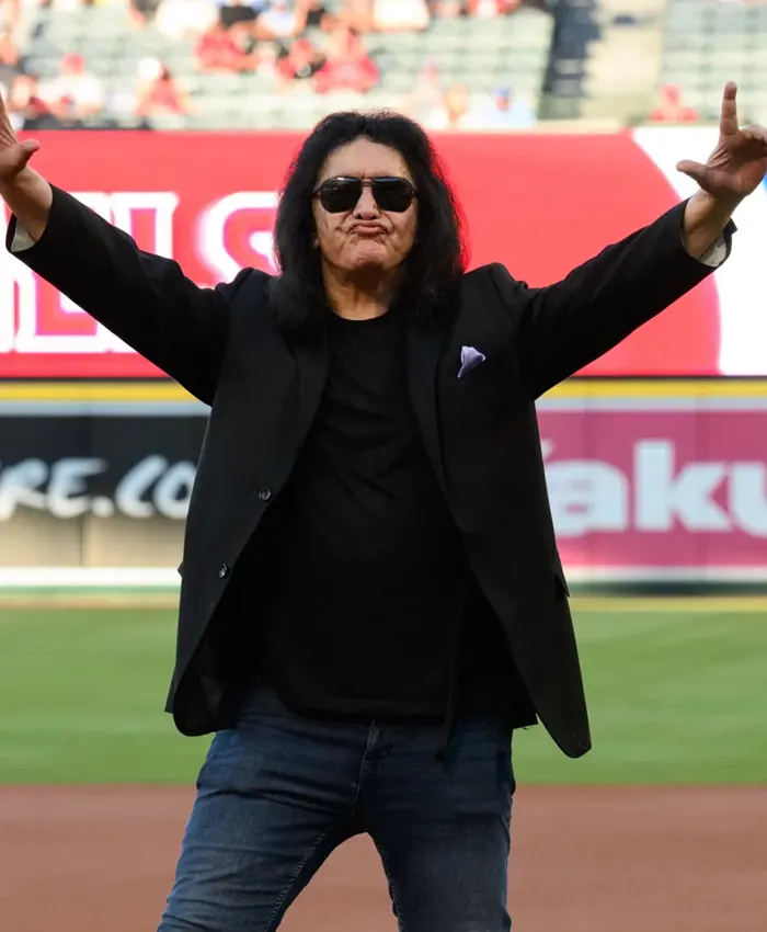 Get Gene Simmons Los Angeles Angels Game 2026 Blazer