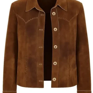 Get Happy’s Place S02 Bobbie Suede Leather Jacket