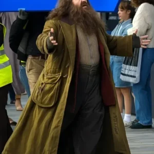 Get Harry Potter 2025 Nick Frost Green Cotton Coat