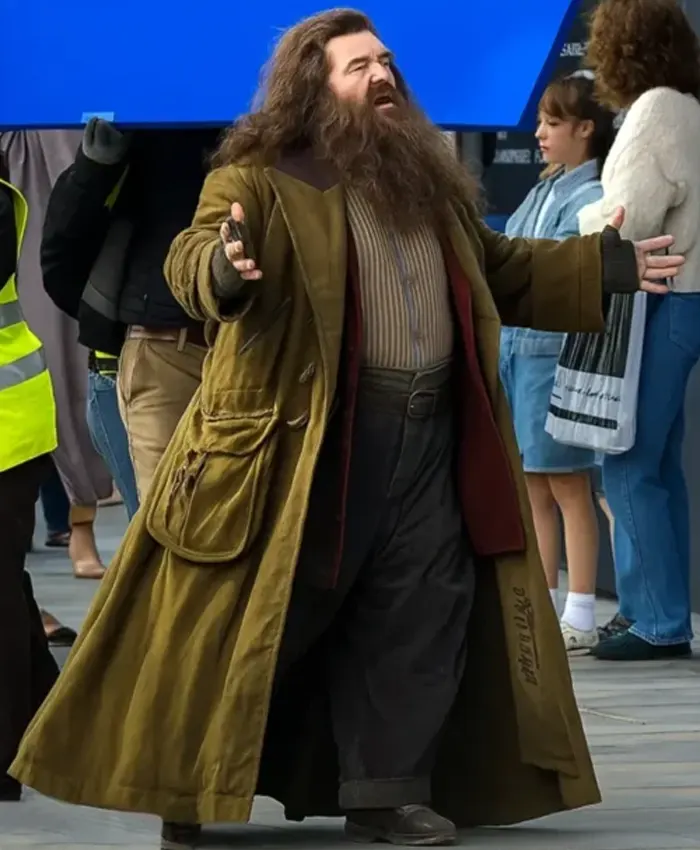 Get Harry Potter 2025 Nick Frost Green Cotton Coat