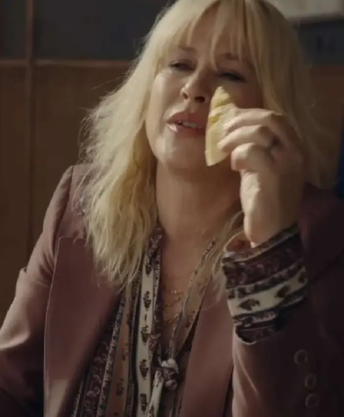 Get High Desert Patricia Arquette Brown Blazer