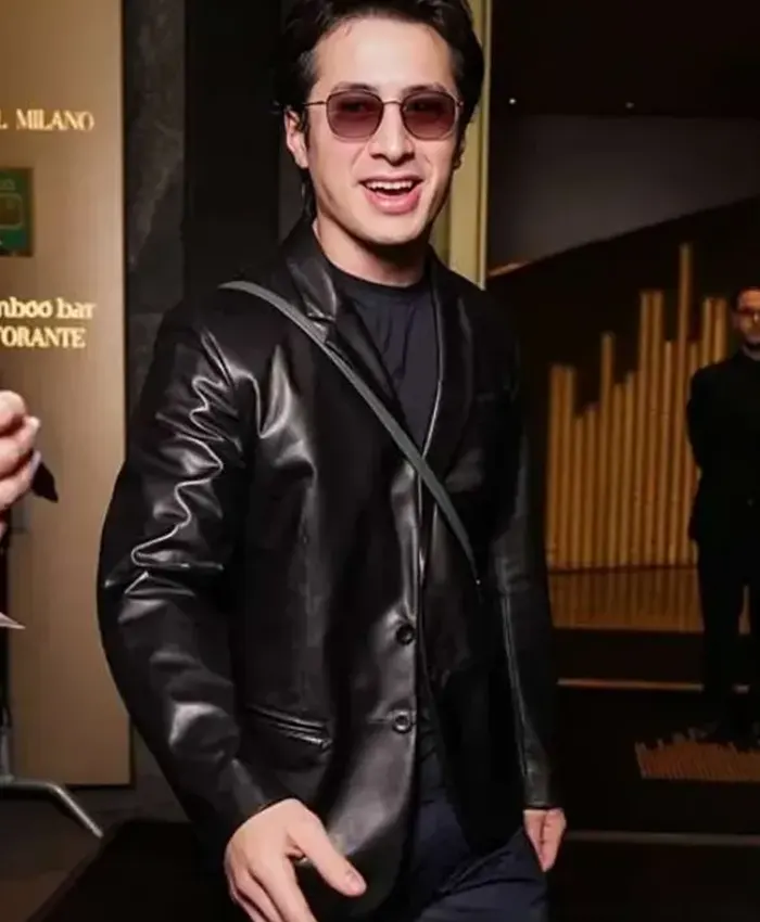 Get Hudson William Milan Fashion Week Black Blazer