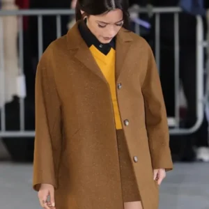 Get Jenna Ortega BBC Studios London Coat
