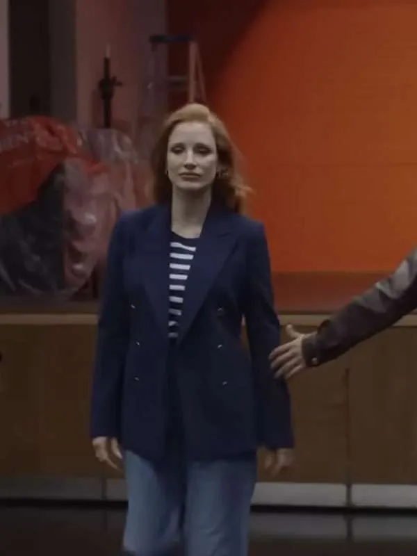 Get Jessica Chastain Dreams 2026 Blue Blazer