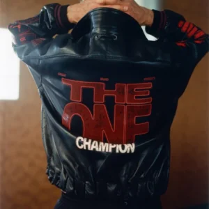 Get Jordan The One Global Finals Championship Black Leather Jacket