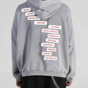 Get Jungkook BTS World Tour ARIRANG Baltimore Grey Hoodie