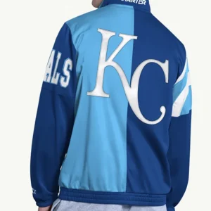 Get Kansas City Royals Heritage Blue Track Jacket