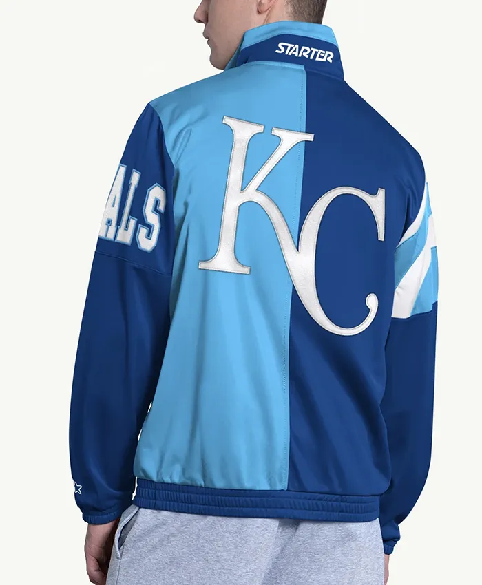 Get Kansas City Royals Heritage Blue Track Jacket