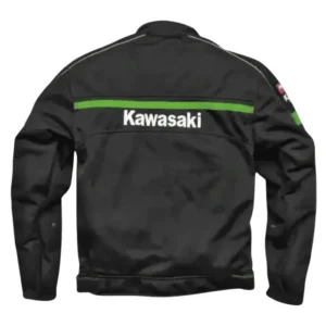 Get Kawasaki Mesh Black Motorcycle Jacket