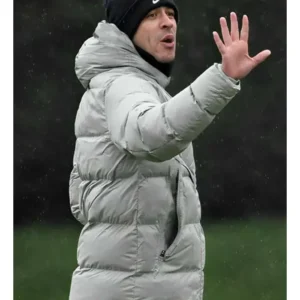 Get Liam Rosenior Grey Puffer Jacket