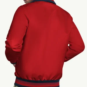 Get Los Angeles Angels Captain Red Varsity Jacket