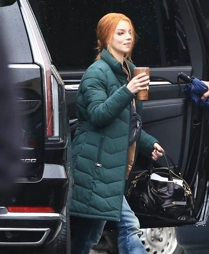 Get Lucky S01 Anya Taylor-Joy Puffer Coat