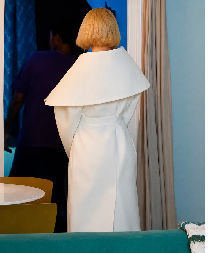 Get Lucky S01 Anya Taylor-Joy White Coat