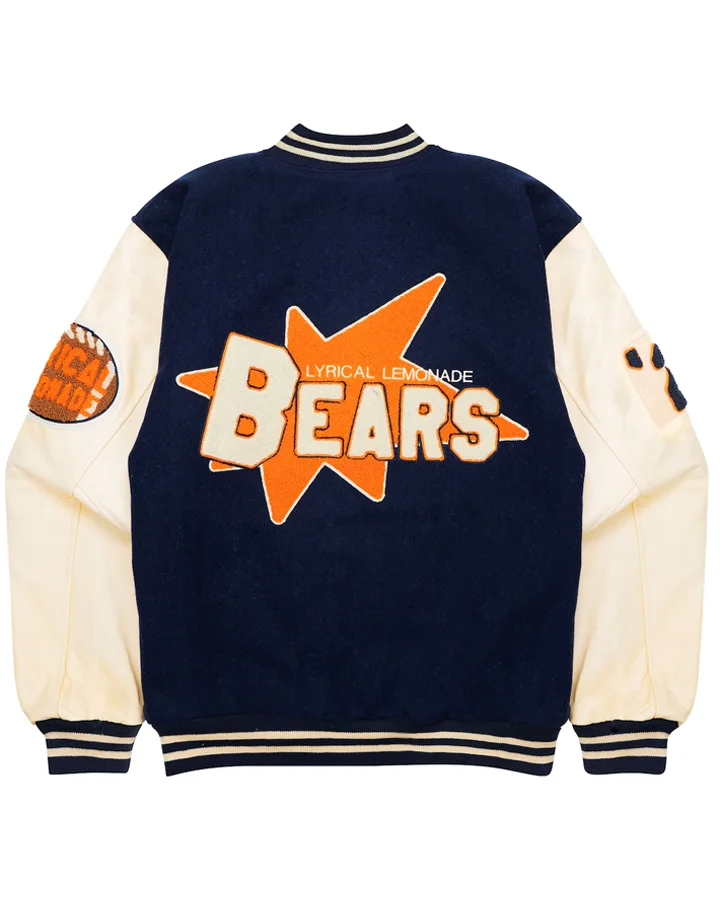 Get Lyrical Lemonade x Chicago Bears Letterman Varsity Jacket