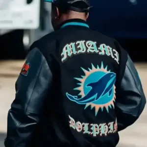 Get Malik Washington Rivalries Miami Dolphins Varsity Jacket
