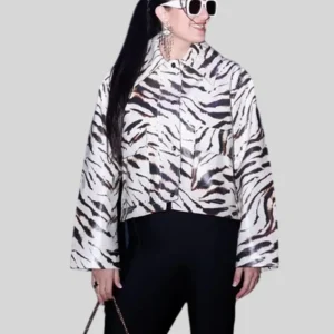 Get Marina Mabrey WNBA Zebra Jacket