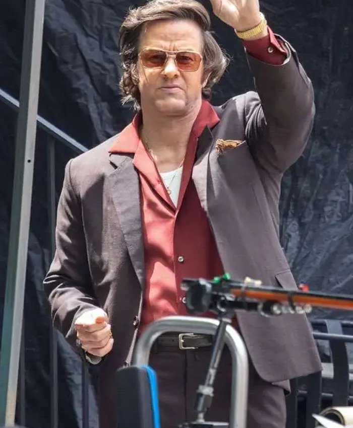Get Mark Wahlberg By Any Means 2026 Brown Blazer