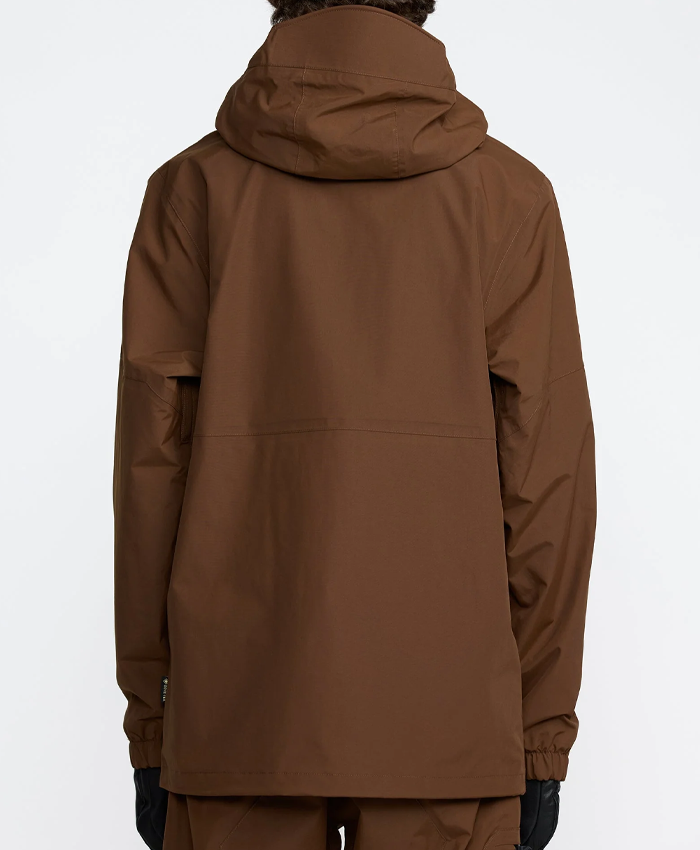 Get Men’s Volcom Brown Gore-Tex Hooded Jacket