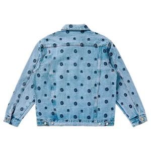 Get NY Yankees Embroidered Denim Trucker Jacket