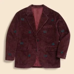 Get Needles x Brooks Brothers Burgundy Corduroy Jacket