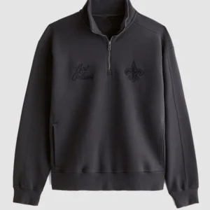 Get New Orleans Saints Abercrombie & Fitch Half-Zip Sweatshirt