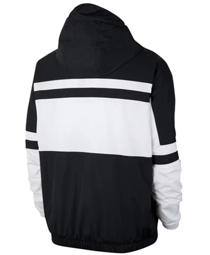 Get Nike Air Black And White Hooded Jacket