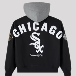 Get OVO x MLB 2026 Chicago White Sox Bomber Jacket