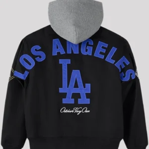 Get OVO x MLB 2026 Los Angeles Dodgers Bomber Jacket